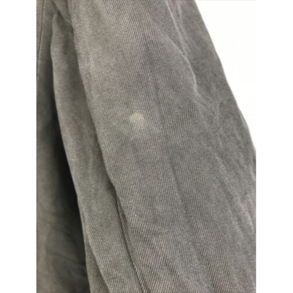 Vintage BANANA REPUBLIC Dark Khaki Silk Rayon Jacket Blazer size 4 - Picture 7 of 7